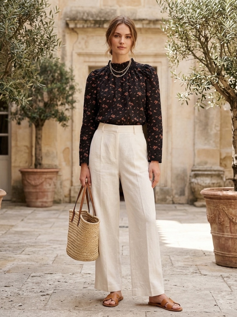 Ulla Johnson Eyelet Puff Sleeve Blouse